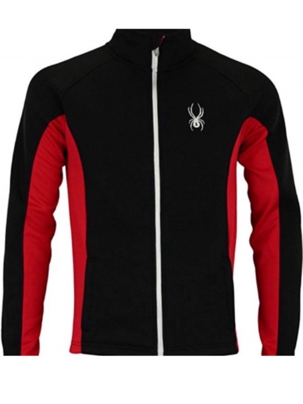 NEW Spyder Men’s Constant Black/Red Full Zip Jacket